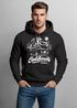 Lässiger Surf Hoodie Herren California Bus Abenteuer Urlaub Kapuzen-Pullover Männer Neverless®preview