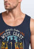 Läßiges Surfer Tank-Top California Beach Westcoast Neverless®preview