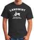 Landwirt nur ein held fährt aufs Feld T-Shirt Herren Moonworks®preview