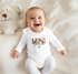 Langarm Baby Body Schriftzug Mini personalisiert mit Familienname Wunschname Geschenk Geburt Bio-Baumwolle SpecialMe®preview