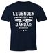 Legenden werden im Monat geboren Herren T-Shirt Geburtstag Birthday Legends are born Moonworks®preview