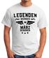 Legenden werden im Monat geboren Herren T-Shirt Geburtstag Birthday Legends are born Moonworks®preview