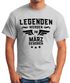 Legenden werden im Monat geboren Herren T-Shirt Geburtstag Birthday Legends are born Moonworks®preview