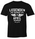 Legenden werden im Monat geboren Herren T-Shirt Geburtstag Birthday Legends are born Moonworks®preview