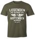 Legenden werden im Monat geboren Herren T-Shirt Geburtstag Birthday Legends are born Moonworks®preview