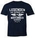Legenden werden im Monat geboren Herren T-Shirt Geburtstag Birthday Legends are born Moonworks®preview