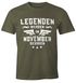 Legenden werden im Monat geboren Herren T-Shirt Geburtstag Birthday Legends are born Moonworks®preview
