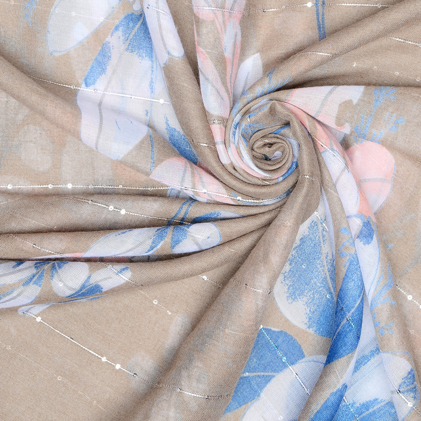 Van Der Rich Pailletten Schlauchschal Damen - Weicher Loop Schal 180x90cm