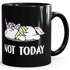 Lustige Kaffee-Tasse Not Today Chillen Relaxen Moonworks®preview