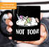 Lustige Kaffee-Tasse Not Today Chillen Relaxen Moonworks®preview