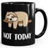 Lustige Kaffee-Tasse Not Today Chillen Relaxen Moonworks®preview
