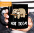 Lustige Kaffee-Tasse Not Today Chillen Relaxen Moonworks®preview