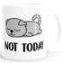 Lustige Kaffee-Tasse Not Today Chillen Relaxen Moonworks®preview