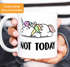 Lustige Kaffee-Tasse Not Today Chillen Relaxen Moonworks®preview