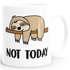 Lustige Kaffee-Tasse Not Today Chillen Relaxen Moonworks®preview