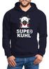 Lustiger Kapuzen-Pulli Herren Super Kuhl Kuh Kapuzen-Pullover Moonworks®preview