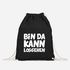 Lustiger Turnbeutel mit Spruch Bin da kann losgehen Moonworks®preview