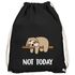 Lustiges Faulenzer Turnbeutel Not Today Chillen Fun-Shirt Moonworks®preview