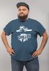 Lustiges Herren T-Shirt Faultier Born Chiller Sloth Fun Shirt Moonworks®preview