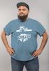 Lustiges Herren T-Shirt Faultier Born Chiller Sloth Fun Shirt Moonworks®preview
