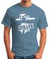 Lustiges Herren T-Shirt Faultier Born Chiller Sloth Fun Shirt Moonworks®preview