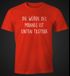 Lustiges Herren T-Shirt mit Spruch Die Würde des Mannes ist unten tastbar Fun-Shirt Moonworks®preview