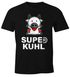 Lustiges Herren T-Shirt Tier-Motiv Super Kuhl Kuh Fun-Shirt Moonworks®preview