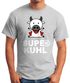 Lustiges Herren T-Shirt Tier-Motiv Super Kuhl Kuh Fun-Shirt Moonworks®preview