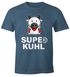 Lustiges Herren T-Shirt Tier-Motiv Super Kuhl Kuh Fun-Shirt Moonworks®preview