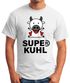 Lustiges Herren T-Shirt Tier-Motiv Super Kuhl Kuh Fun-Shirt Moonworks®preview