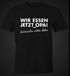 Lustiges Herren T-Shirt Wir essen jetzt Opa, Satzzeichen retten leben Moonworks®preview
