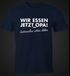 Lustiges Herren T-Shirt Wir essen jetzt Opa, Satzzeichen retten leben Moonworks®preview