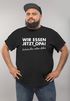Lustiges Herren T-Shirt Wir essen jetzt Opa, Satzzeichen retten leben Moonworks®preview