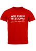 Lustiges Herren T-Shirt Wir essen jetzt Opa, Satzzeichen retten leben Moonworks®preview