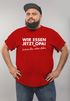 Lustiges Herren T-Shirt Wir essen jetzt Opa, Satzzeichen retten leben Moonworks®preview