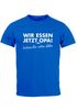 Lustiges Herren T-Shirt Wir essen jetzt Opa, Satzzeichen retten leben Moonworks®preview