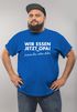 Lustiges Herren T-Shirt Wir essen jetzt Opa, Satzzeichen retten leben Moonworks®preview