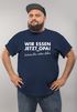 Lustiges Herren T-Shirt Wir essen jetzt Opa, Satzzeichen retten leben Moonworks®preview