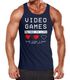 Lustiges Herren Tanktop Video Games ruined my Life good thing I have 2 more left Moonworks®preview