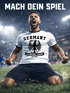 Lustiges Herren WM-Shirt Fußball Deutschland Germany Drinking Team 2026 Retropreview