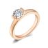 Luxuriöser Damen Ring mit glänzenden Zirkonia Kristall | edler Antragsring | silber | rosegoldpreview