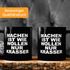 Machen ist wie Wollen nur krasser Spruch Kaffee-Tasse  MoonWorks®preview