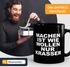 Machen ist wie Wollen nur krasser Spruch Kaffee-Tasse  MoonWorks®preview