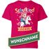 Mädchen T-Shirt Schulanfang 2025 mit Namen und Zahl Einhorn Schulkind personalisiert Wunschname SpecialMe®preview