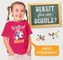 Mädchen T-Shirt Schulanfang 2025 mit Namen und Zahl Einhorn Schulkind personalisiert Wunschname SpecialMe®preview