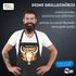 Männer Grill-Schürze Grillmeister personalisiert mit Name Skull Schädel Flammen Baumwoll-Schürze Moonworks®preview