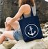 Maritime Einkaufstüte Baumwoll-Tasche Jutebeutel Anker Round Moonworks®preview