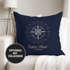 maritimer Kissenbezug Kompass Windrose Navigator Segeln Kissenhülle 40x40 Autigapreview