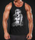 Marylin Gangster Herren Tanktop Respect mit Pistole Moonworks®preview