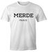 Merde Paris Herren T-Shirt Fun-Shirt Moonworks®preview